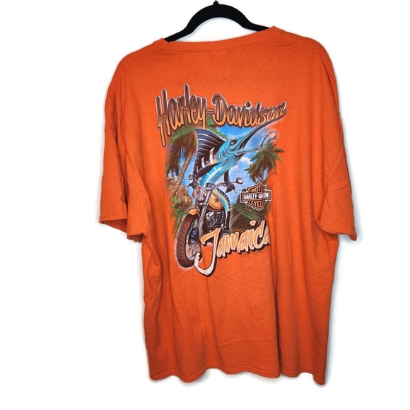 Harley-Davidson Other - Harley-Davidson Jamaica Orange TShirt Size 2XL